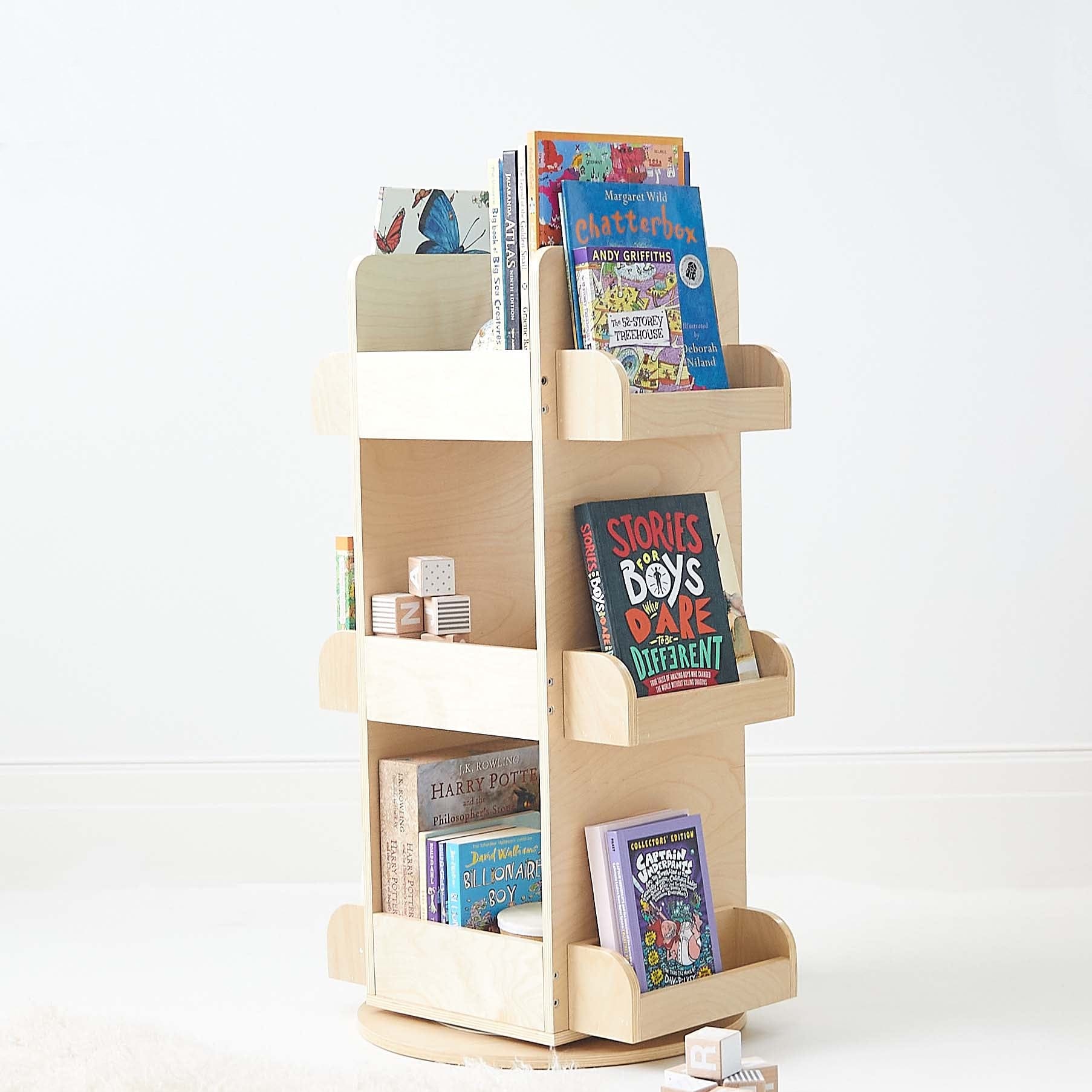 2 in 1 Rotating Bookshelf / Toy Organiser - Image 17