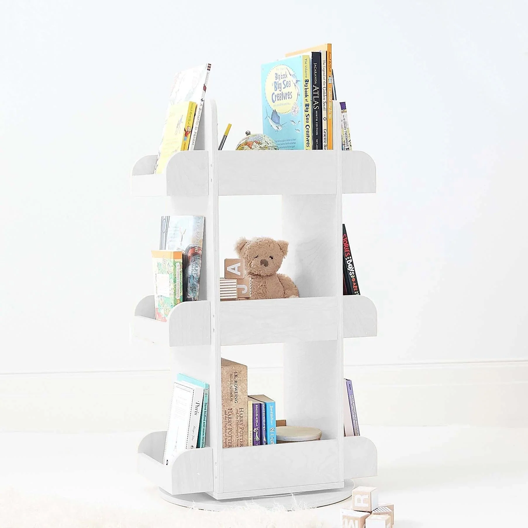 2 in 1 Rotating Bookshelf / Toy Organiser - Image 2