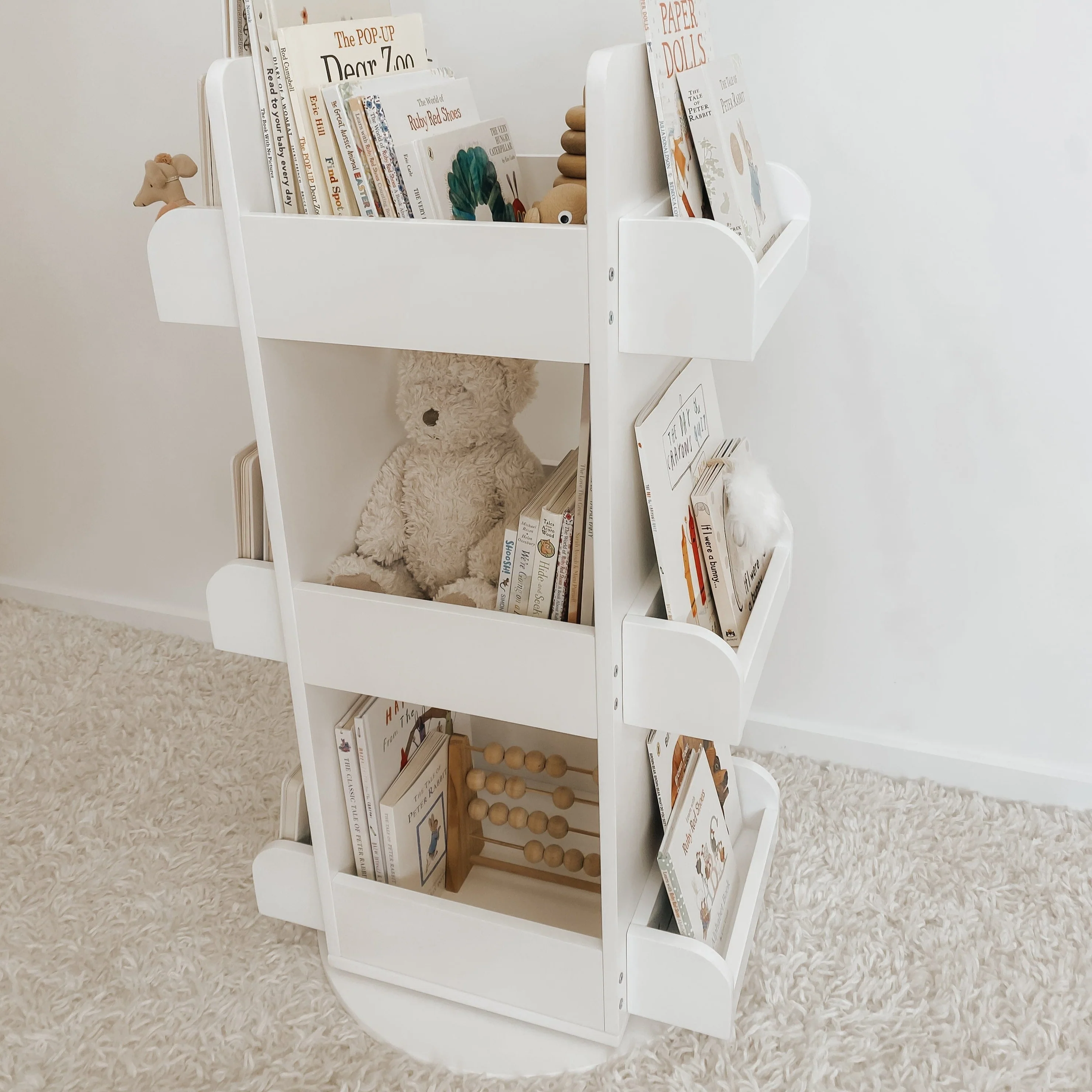 2 in 1 Rotating Bookshelf / Toy Organiser - Image 5