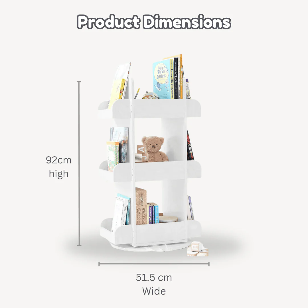2 in 1 Rotating Bookshelf / Toy Organiser - Image 6