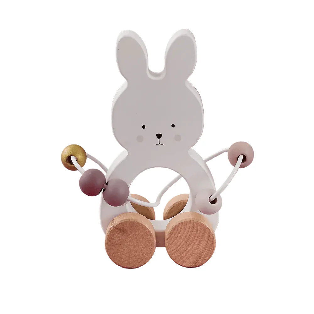 JaBaDaBaDo Pull Bunny with Abacus