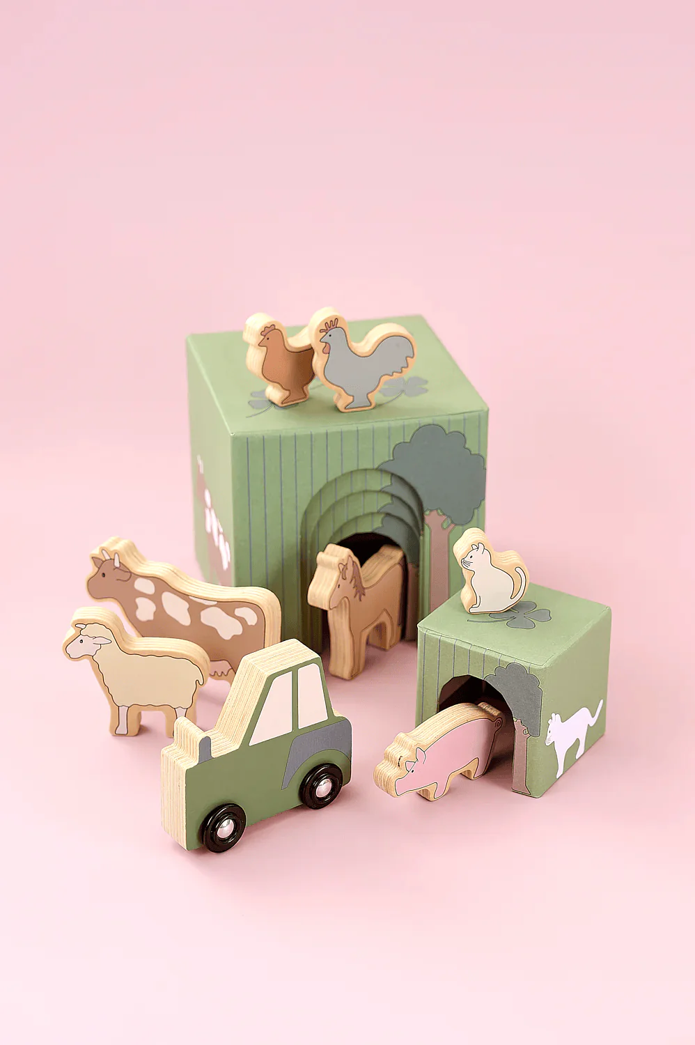 JaBaDaBaDo Stacking Cubes Farm - Preorder - Image 3