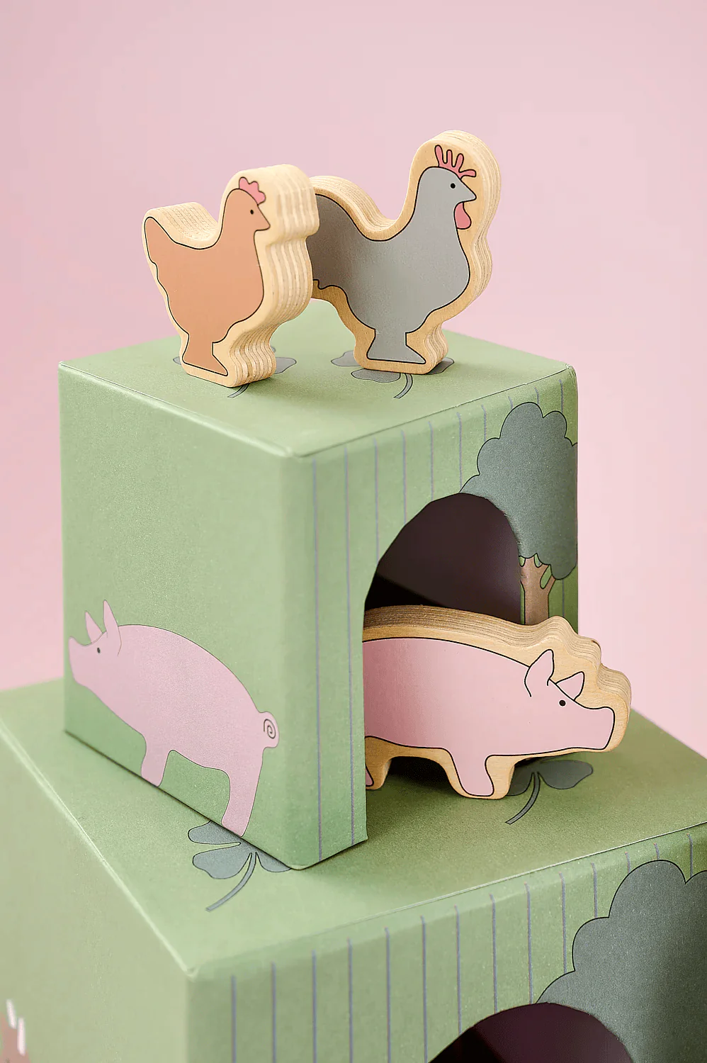 JaBaDaBaDo Stacking Cubes Farm - Preorder - Image 4