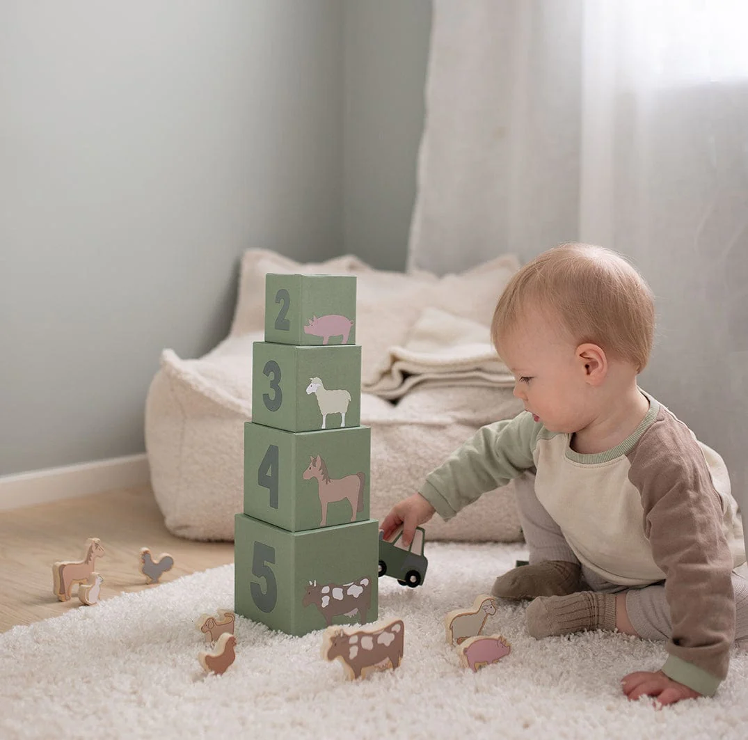 JaBaDaBaDo Stacking Cubes Farm - Preorder - Image 5
