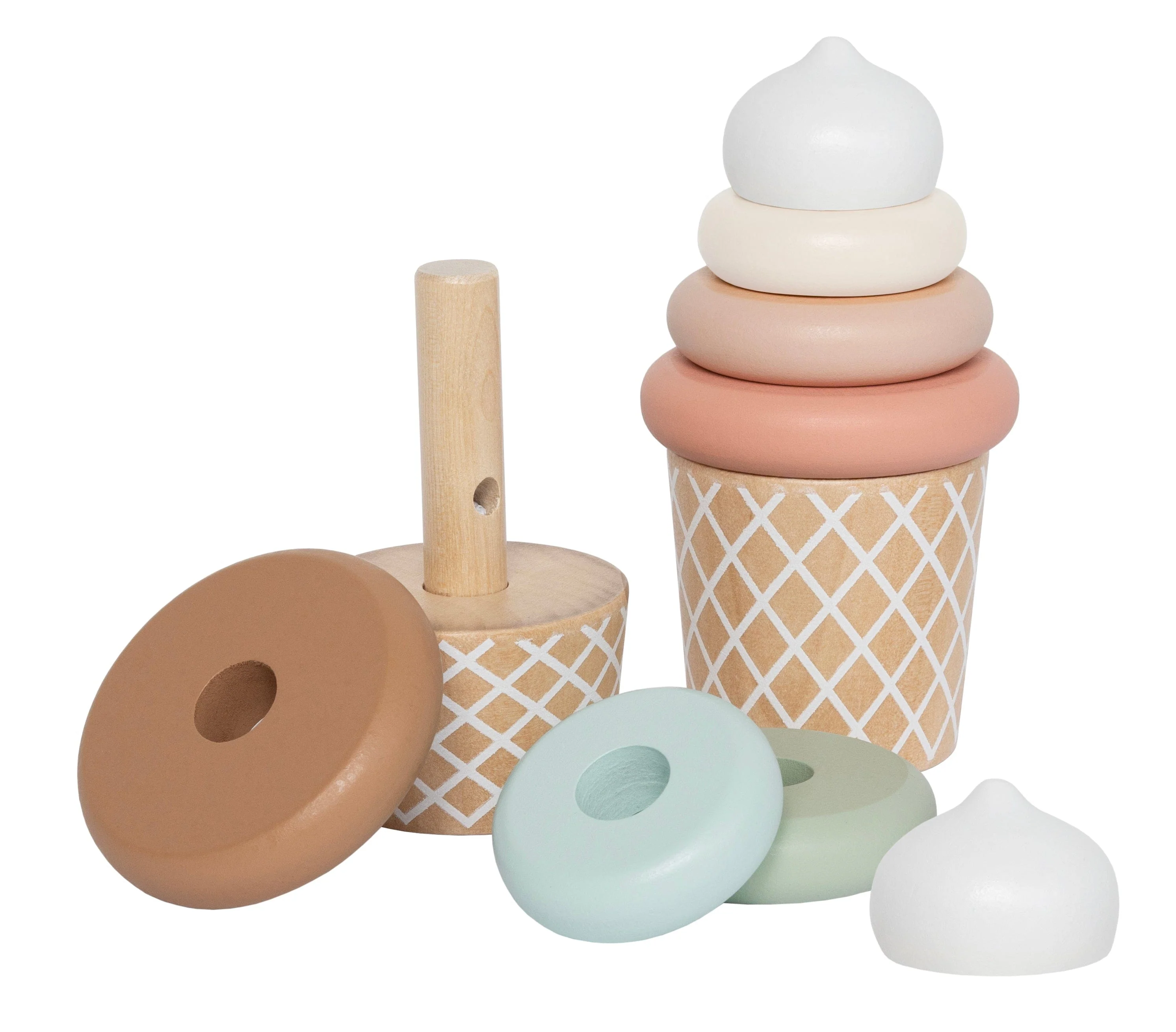 JaBaDaBaDo Stacking Toy Ice Creams - Preorder