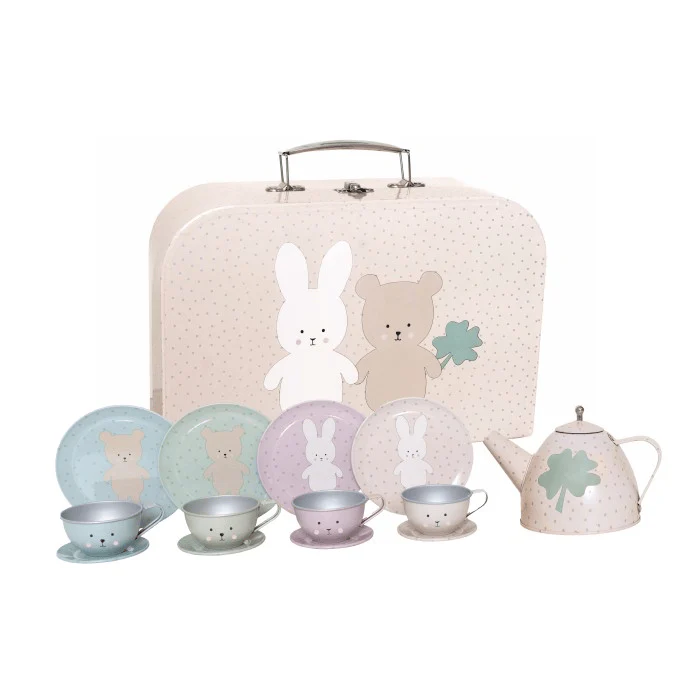 JaBaDaBaDo Tea Set Teddy & Bunny - Preorder