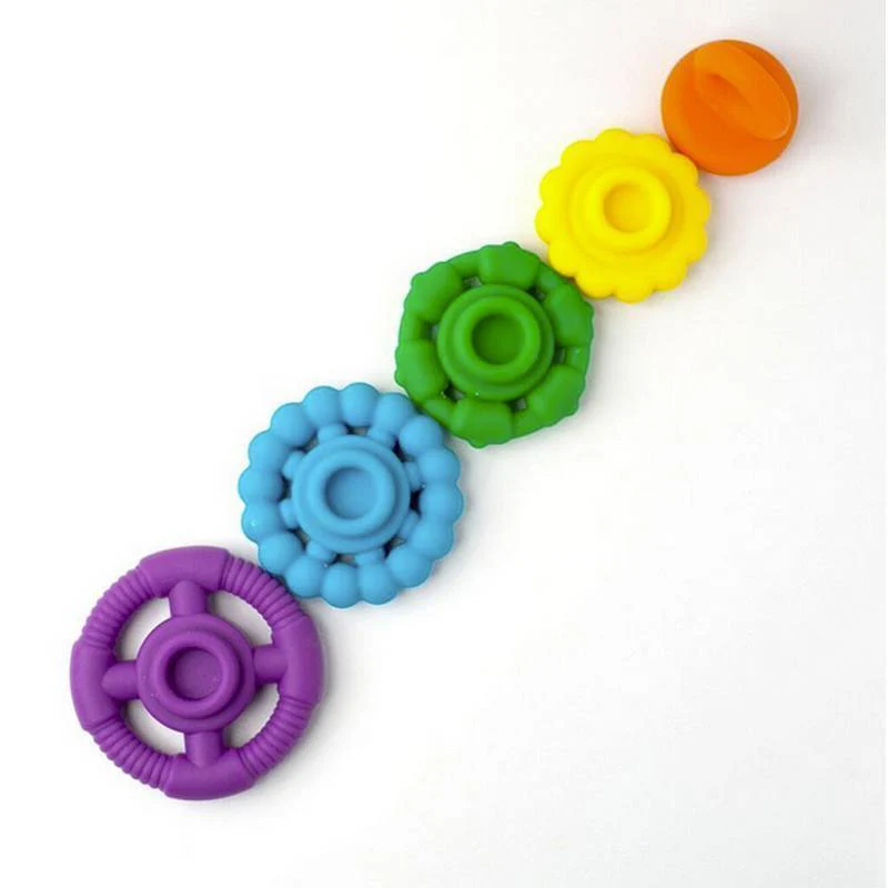 Jellystone Rainbow Stacker Teether Toy - Image 11