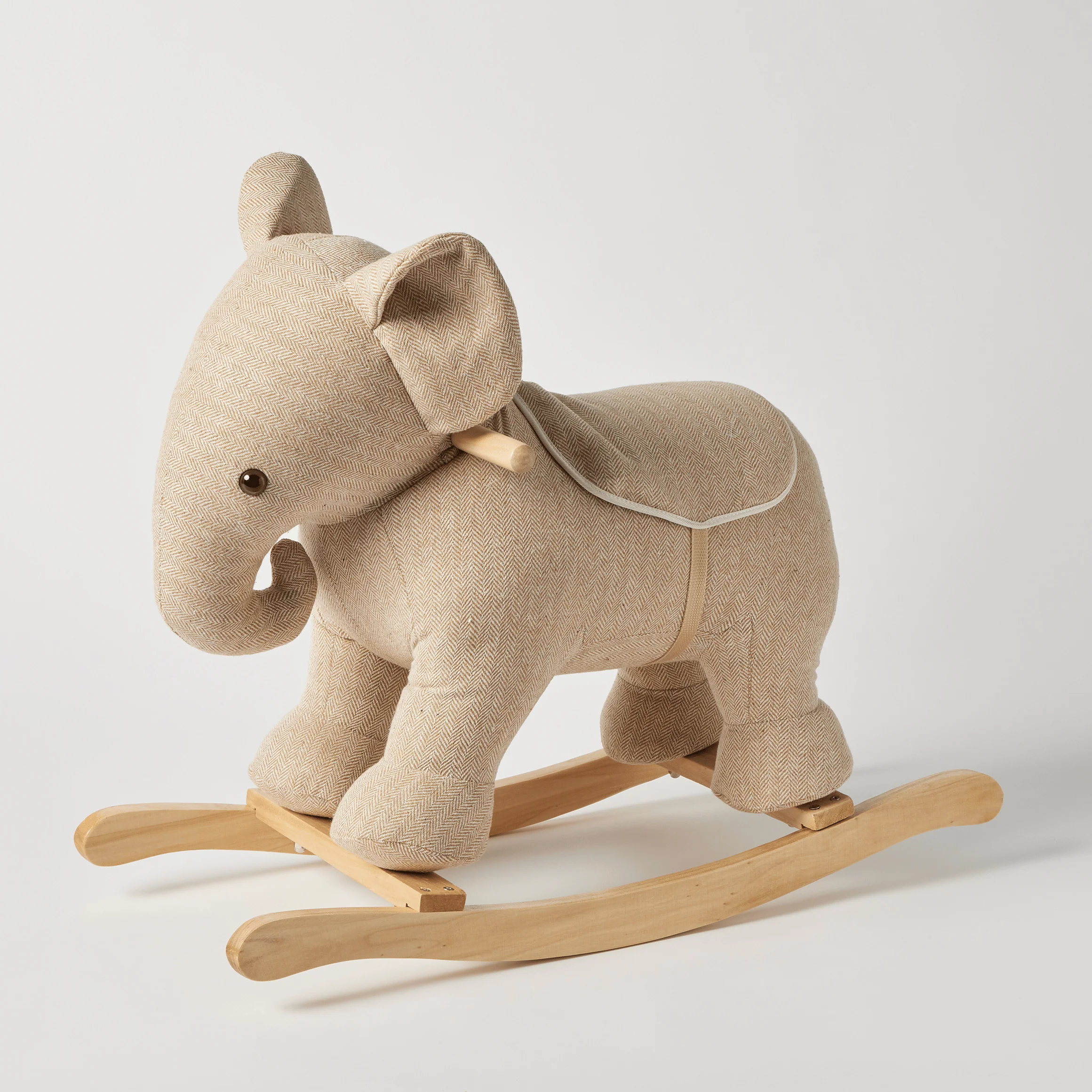 Jiggle & Giggle Rocking Tweed Elephant - Image 2
