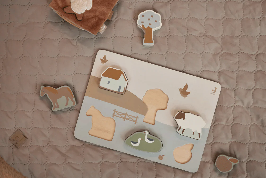 Jollein Wooden Puzzle Farm - Preorder - Image 3
