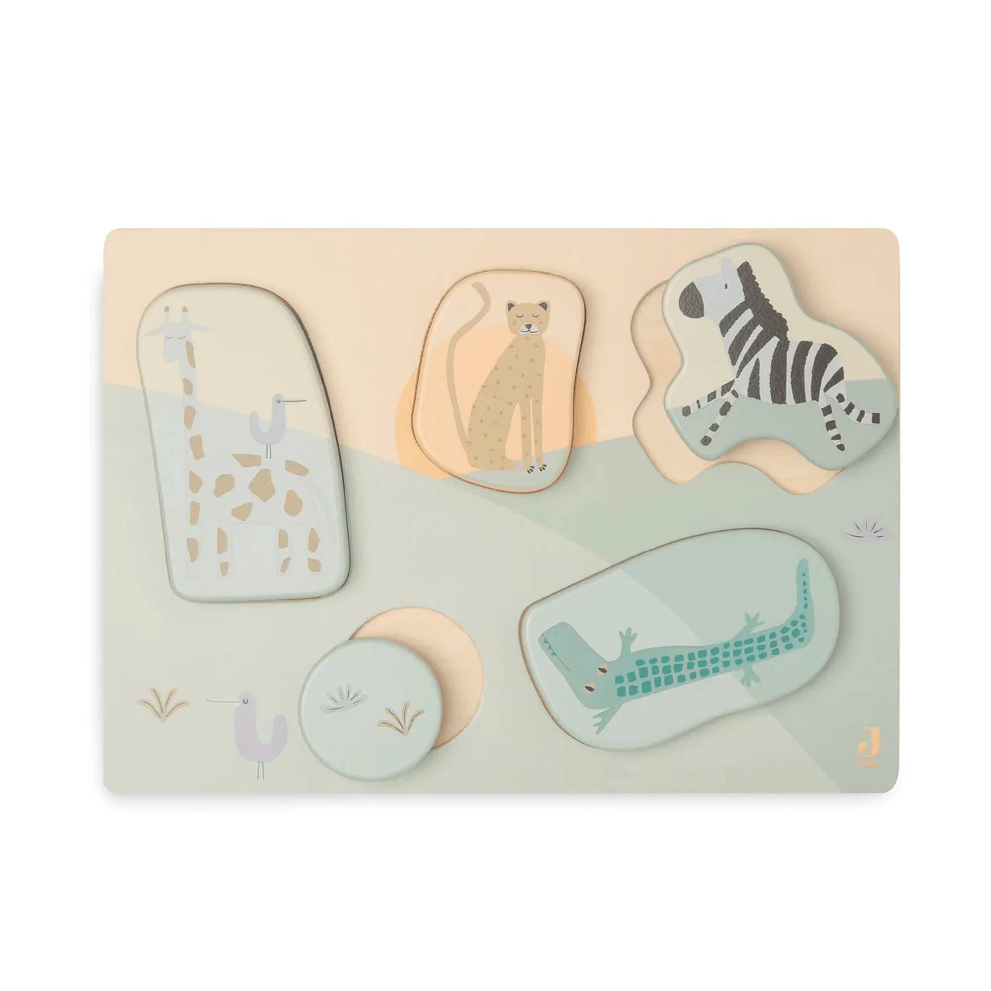 Jollein Wooden Puzzle Jungle Jambo - Preorder