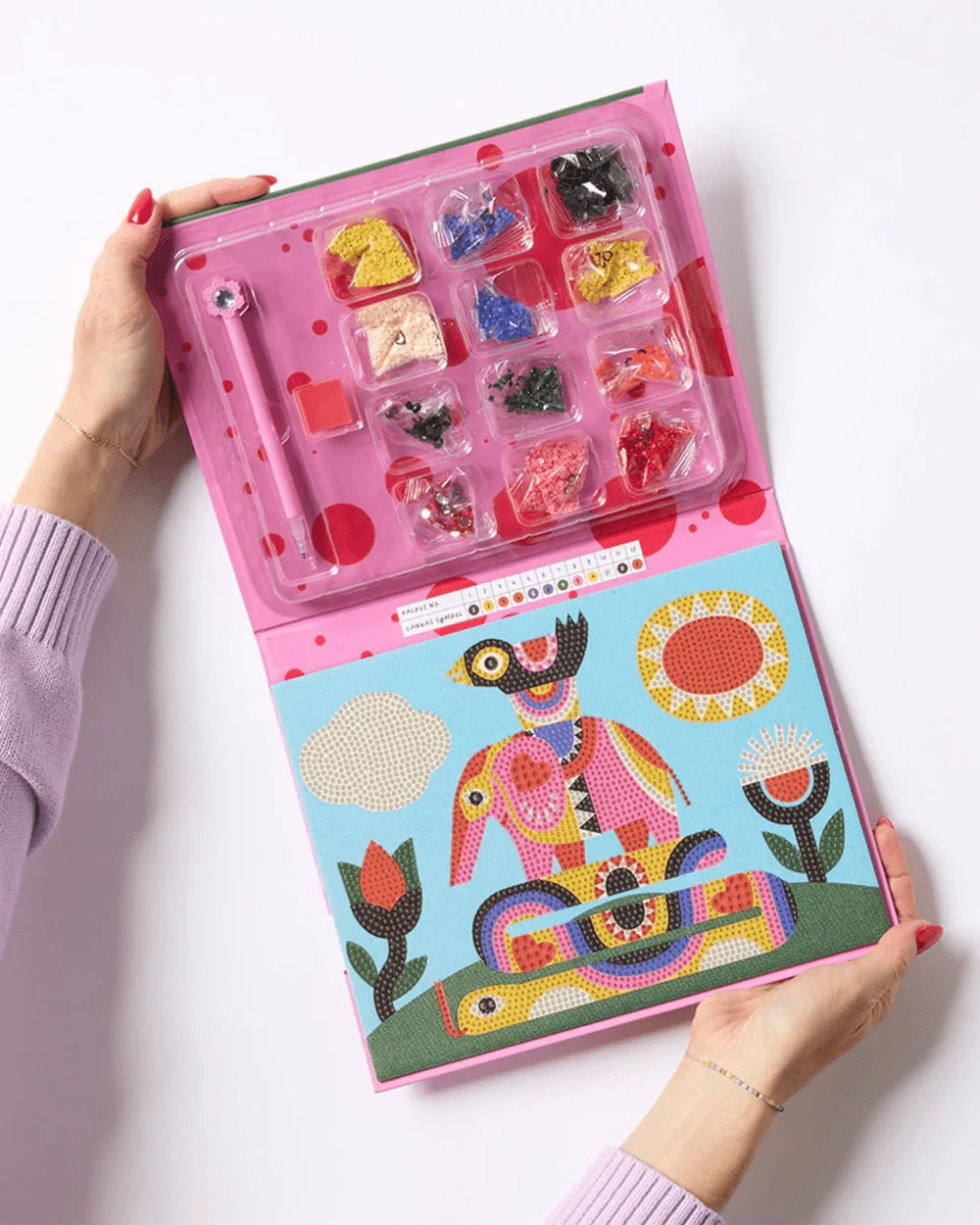 Journey Of Something Kids Sparkle Art Kit - Pyramid - Image 3