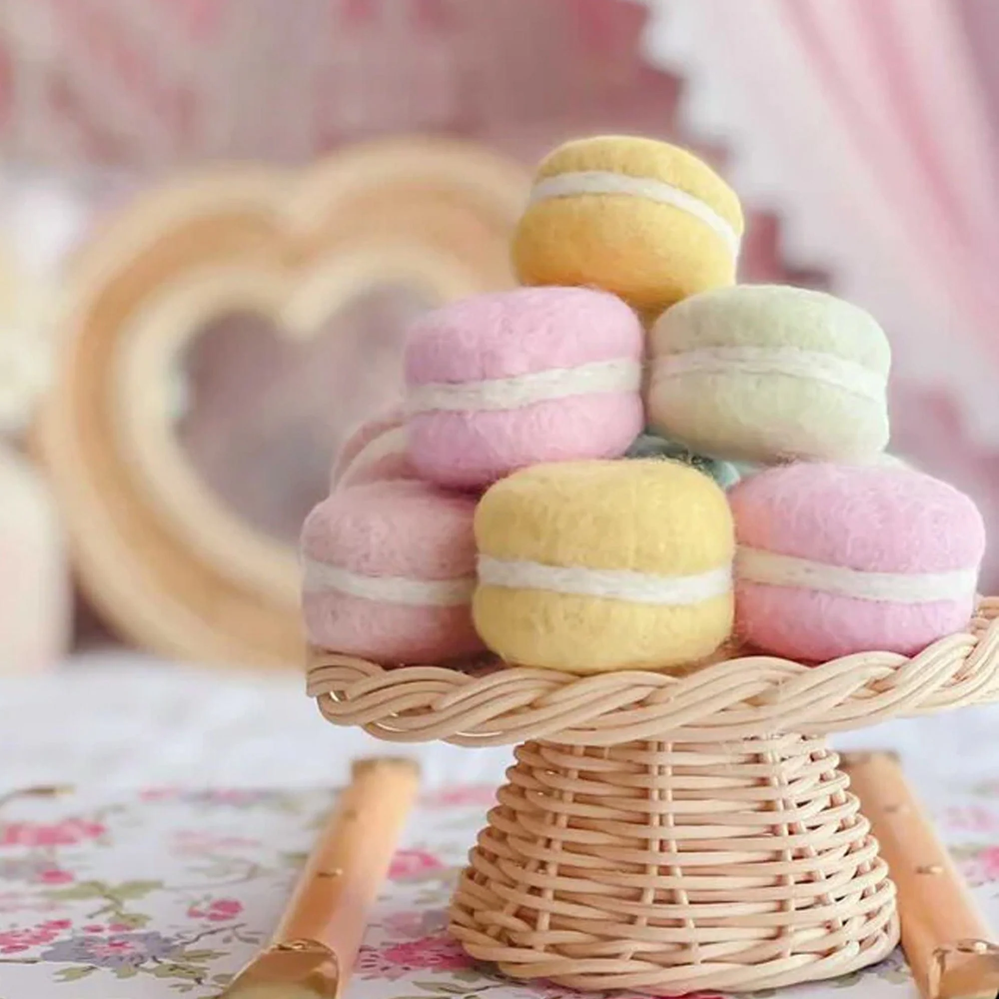 Juni Moon Rattan Mini Cake Stand - Image 2