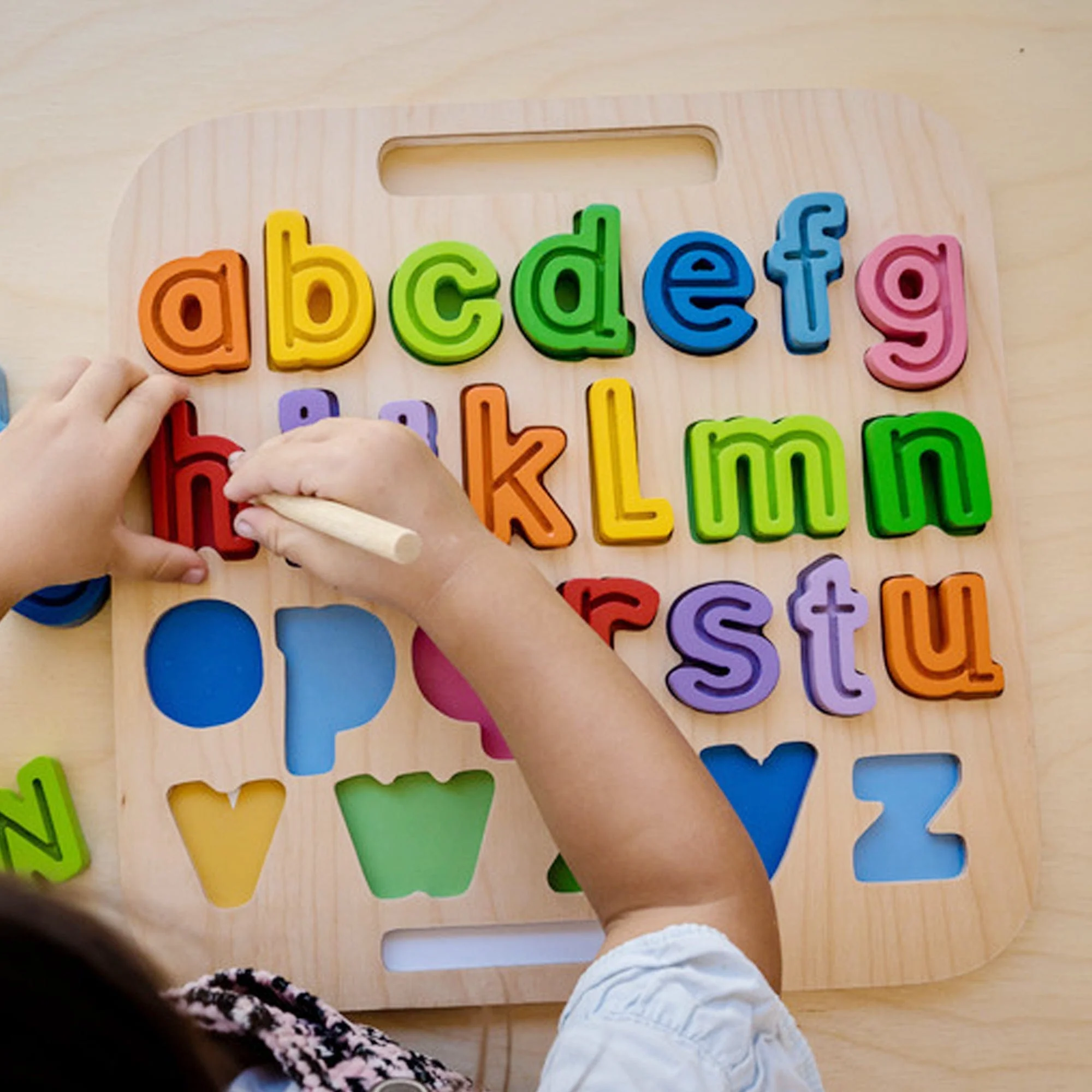 Kiddie Connect - Handcarry Lowercase abc Trace Puzzle - Image 2
