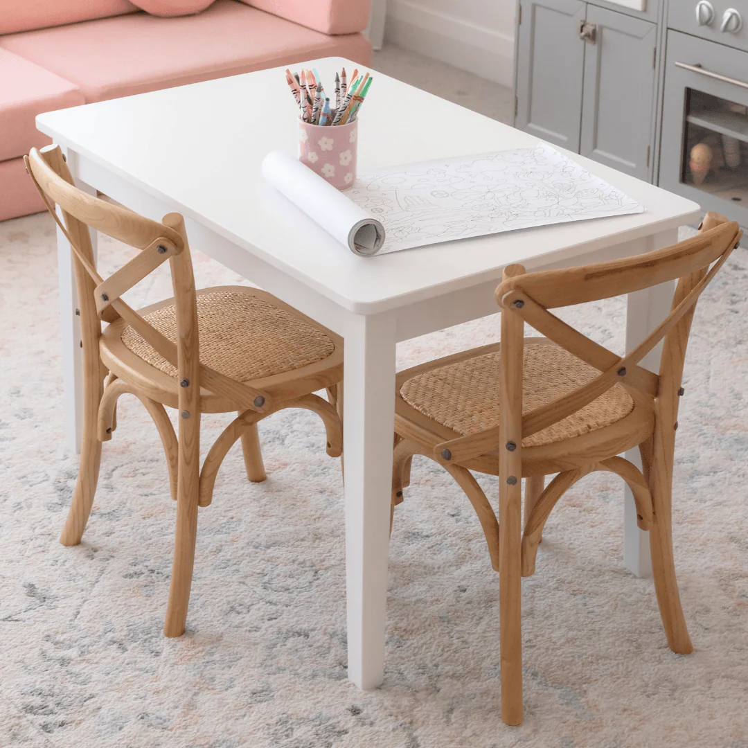 Kids Hampton 2 Chairs & Table Set - Image 3
