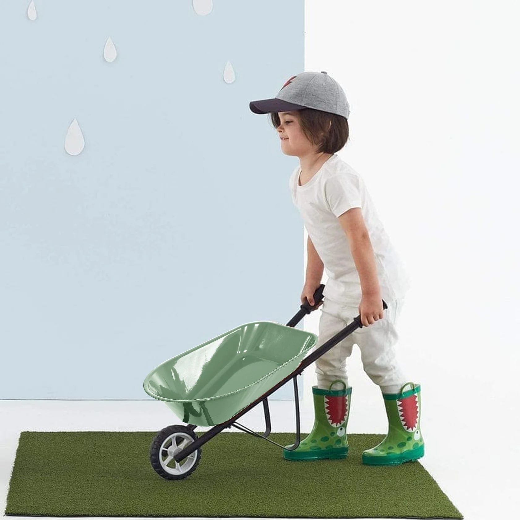 Kids Steel Toy Wheelbarrow - Image 5