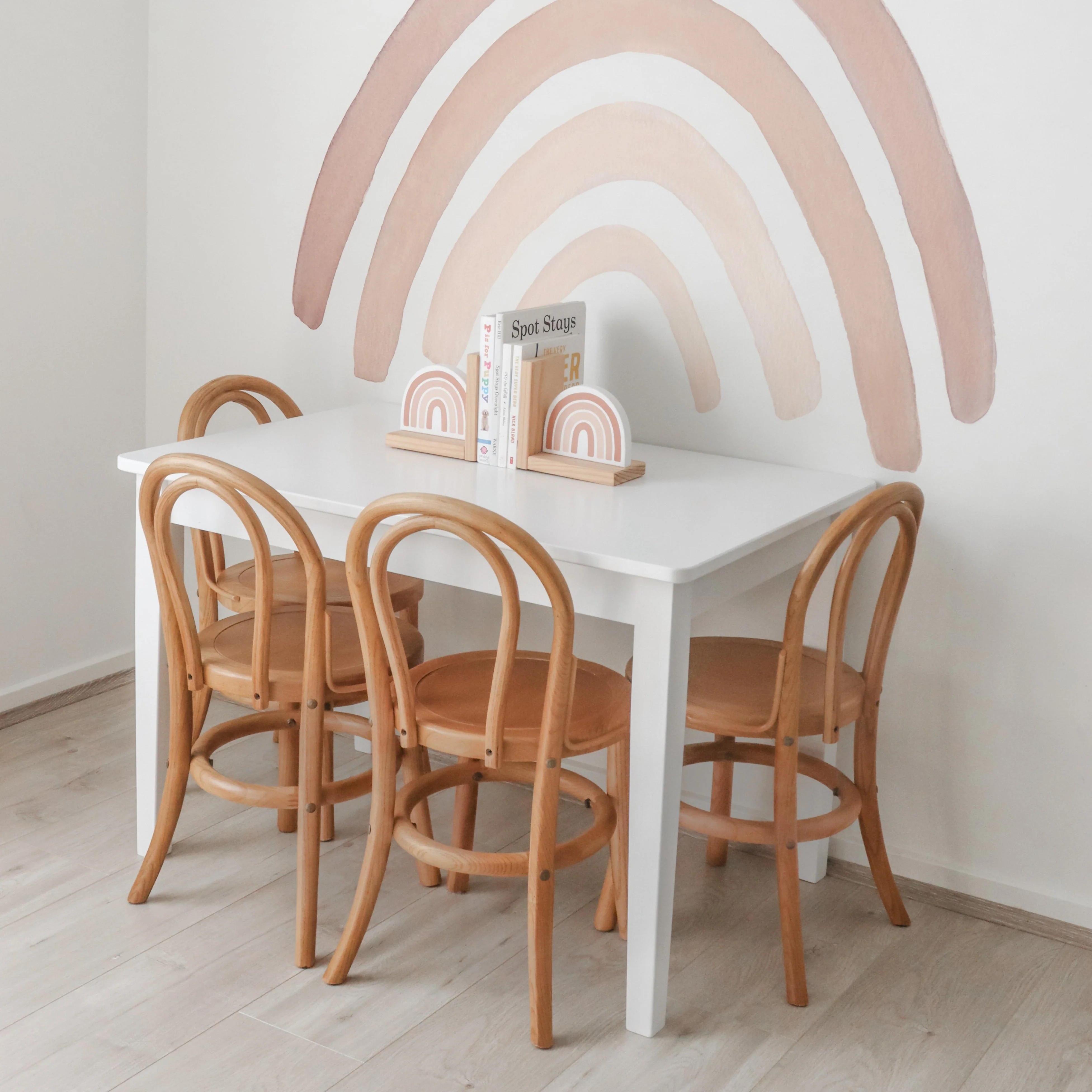 Kids Yves 4 Chairs & Table Set - Image 5