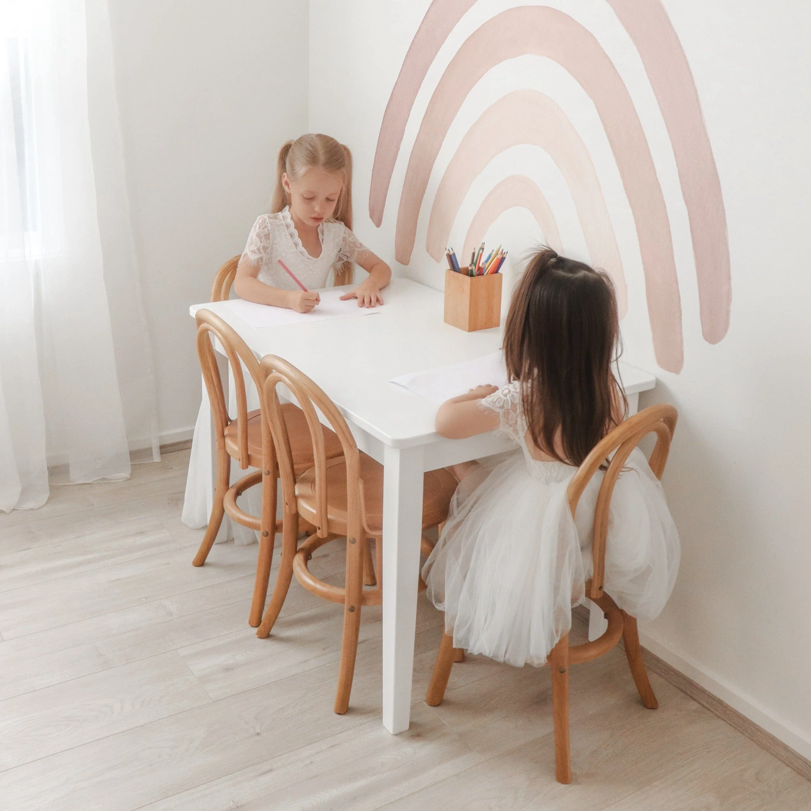 Kids Yves 4 Chairs & Table Set - Image 6