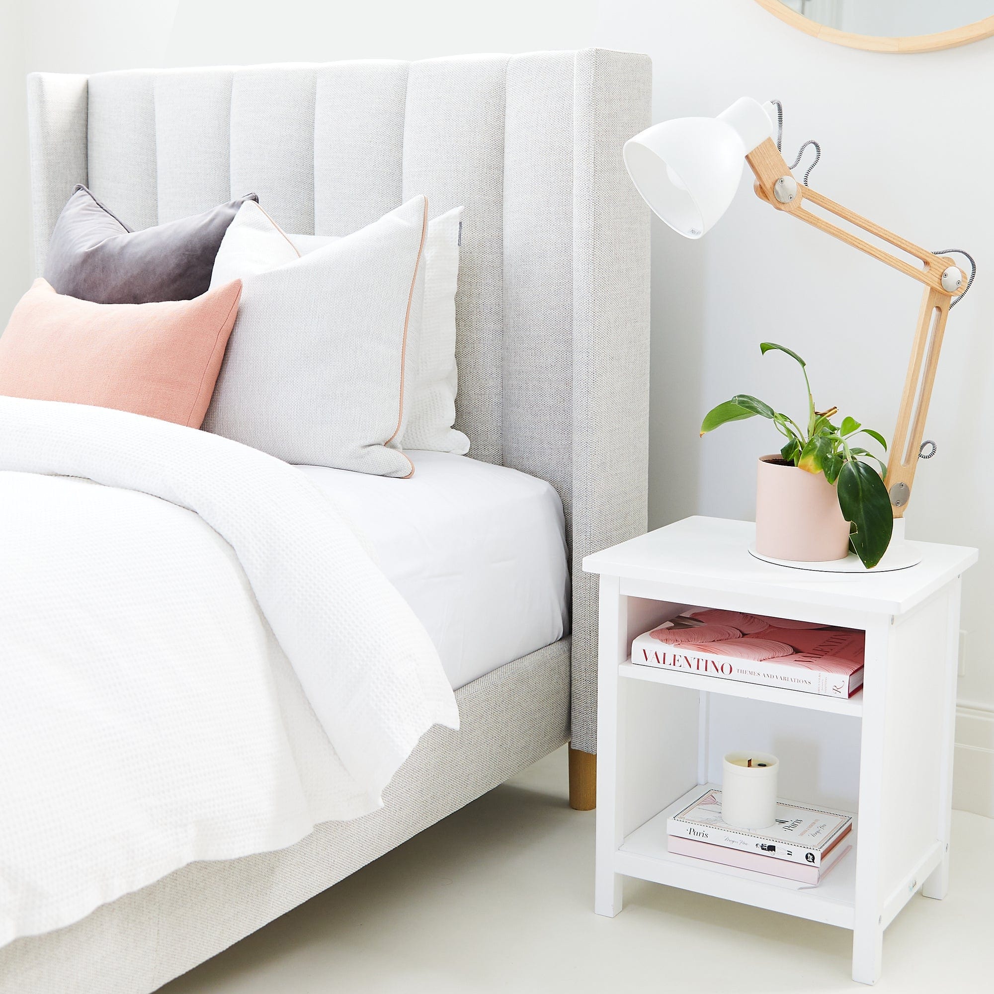 LIBERTY Upholstered Bed Sand - Image 5