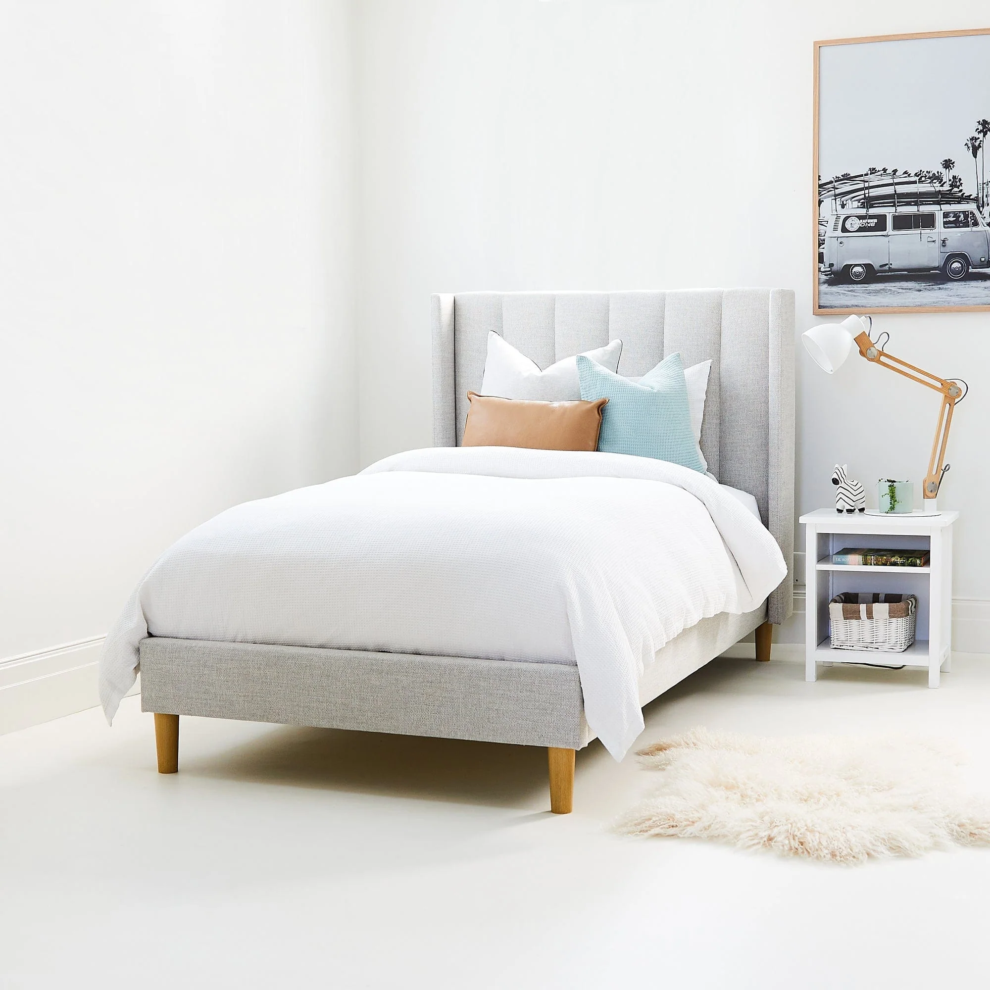 LIBERTY Upholstered Bed Sand - Image 8
