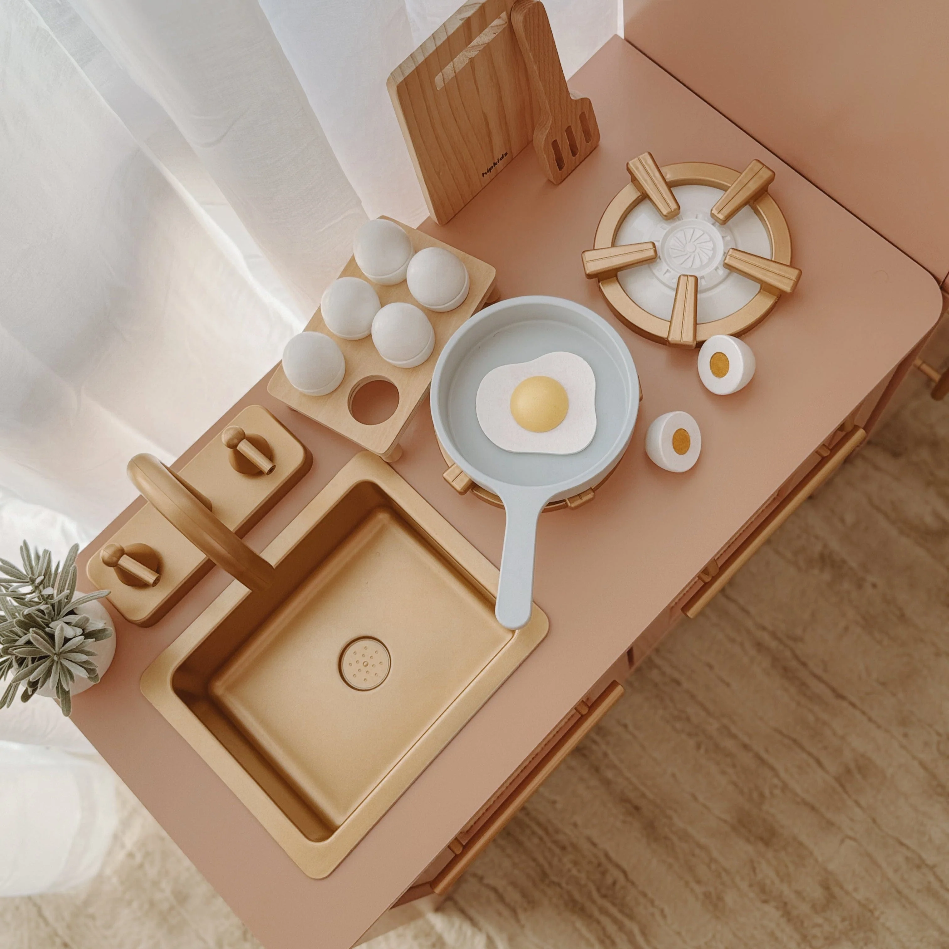 Little Boho Toy Kitchen Set - Image 16