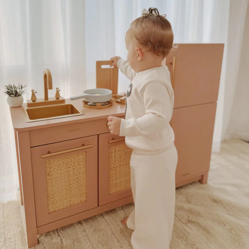 Little Boho Toy Kitchen Set - Image 5