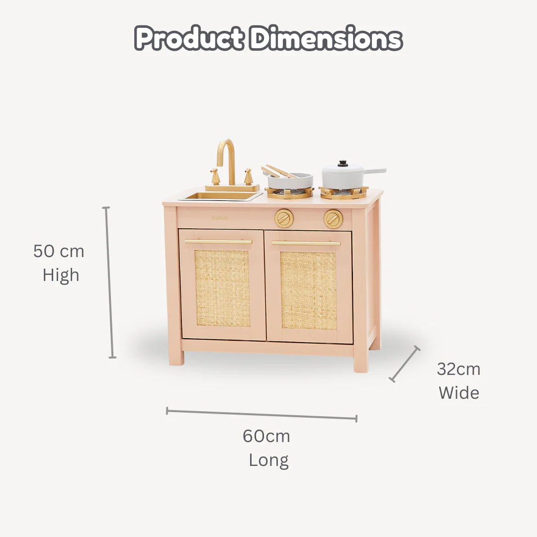 Little Boho Toy Kitchen Set - Image 9