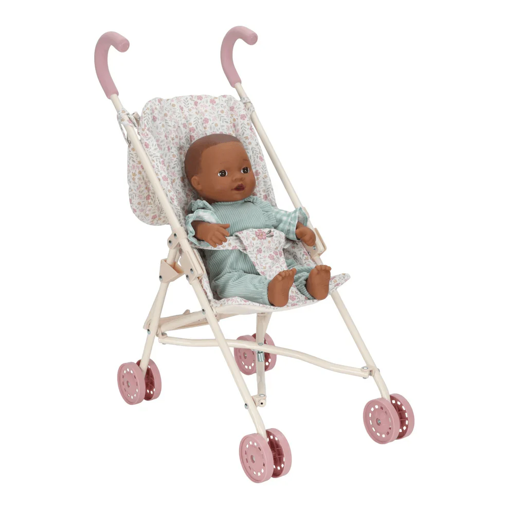 Little Dutch Doll Stroller - Metal - Floral - Image 5