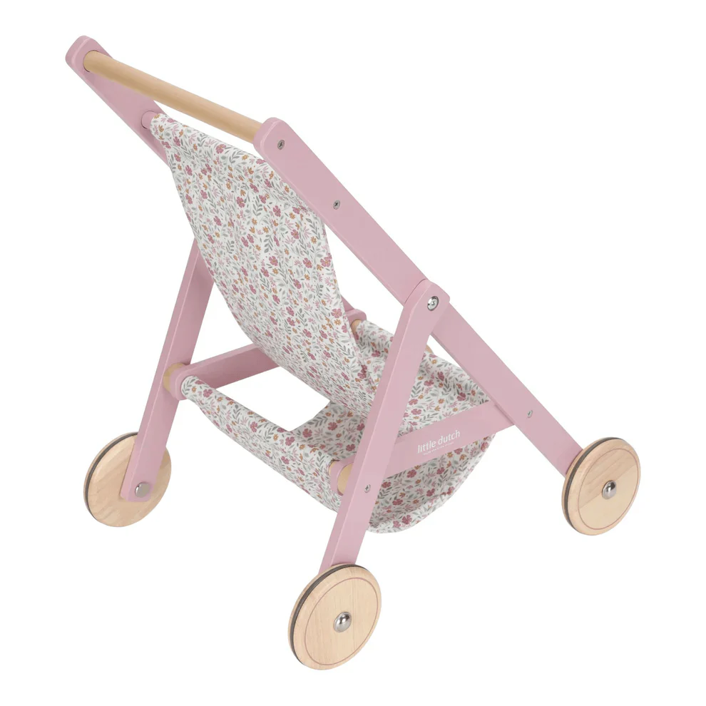 Little Dutch Doll Stroller - Pink - Image 5