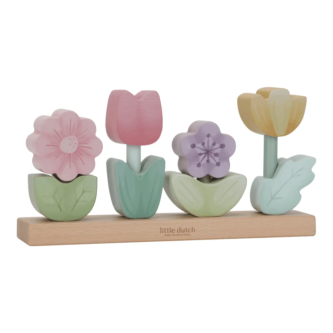 Little Dutch Fairy Garden Stacking Puzzle Flower - Image 3
