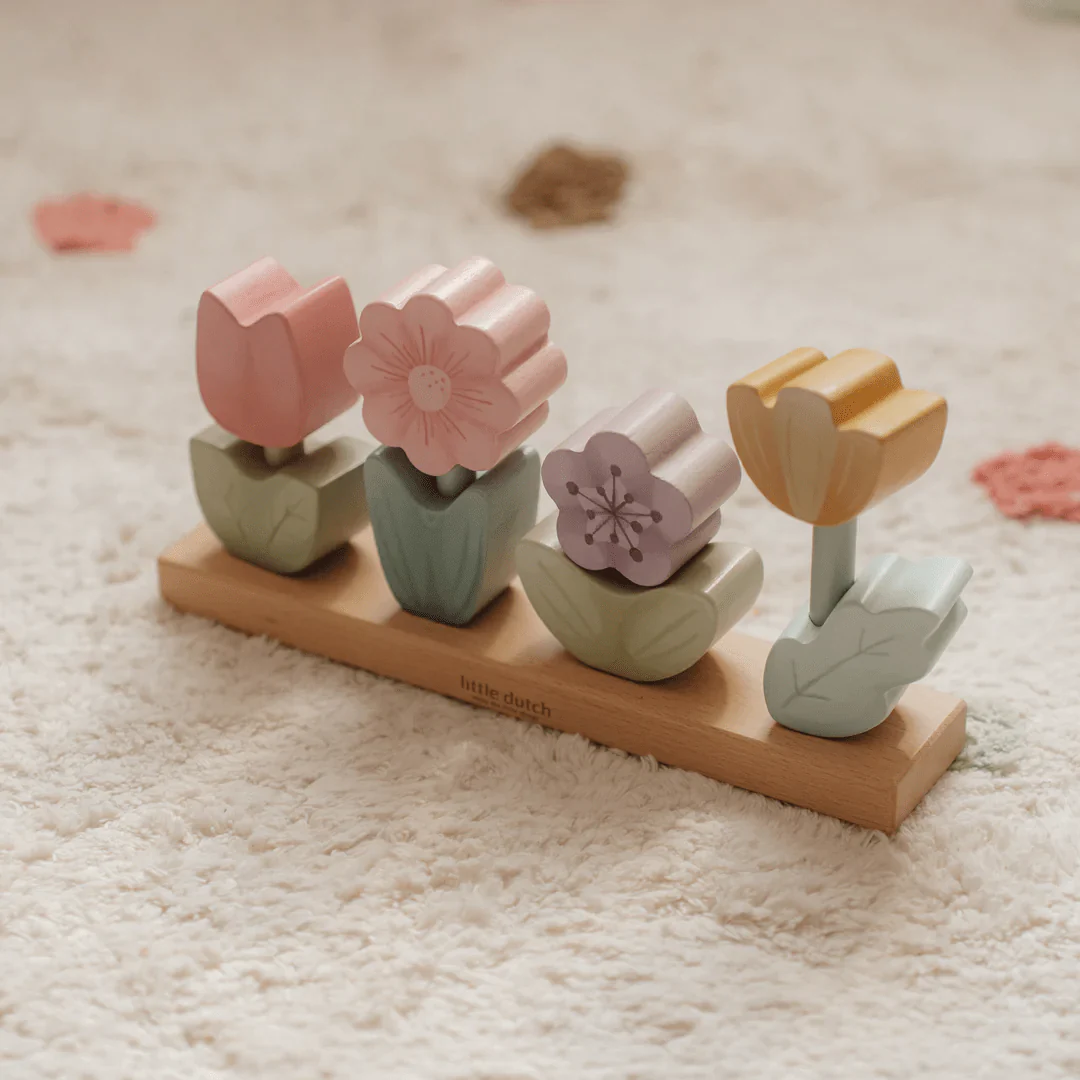 Little Dutch Fairy Garden Stacking Puzzle Flower - Image 4