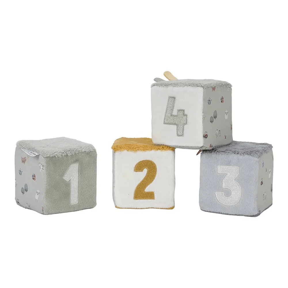 Little Dutch Little Farm 4 Soft Blocks - Image 2