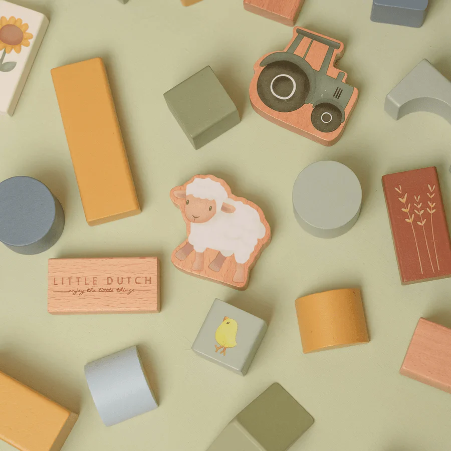Little Dutch Little Farm Building Blocks - Image 5