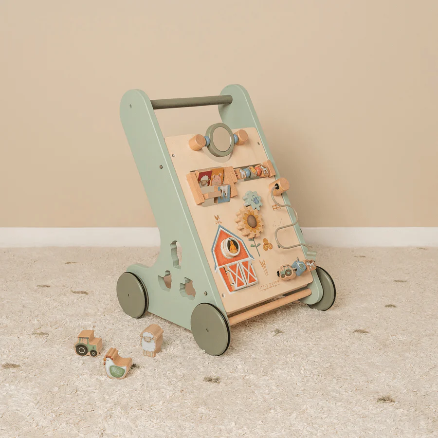 Little Dutch Little Farm Multi- Activity Baby Walker - Image 10