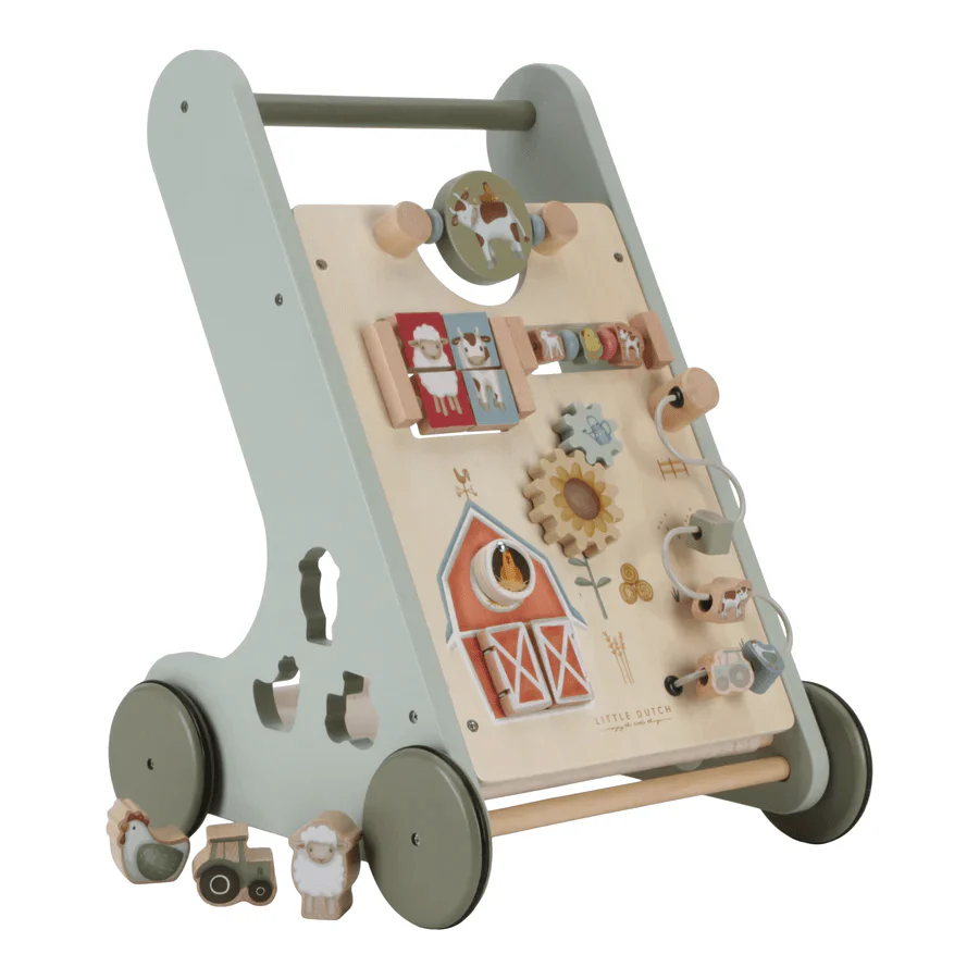 Little Dutch Little Farm Multi- Activity Baby Walker - Image 8