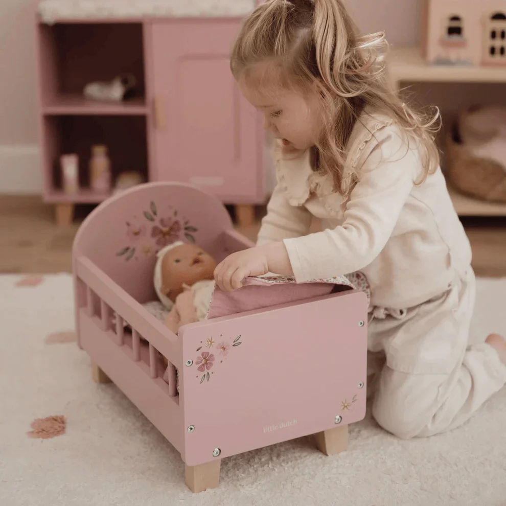 Little Dutch Wooden Doll Bed - Image 2