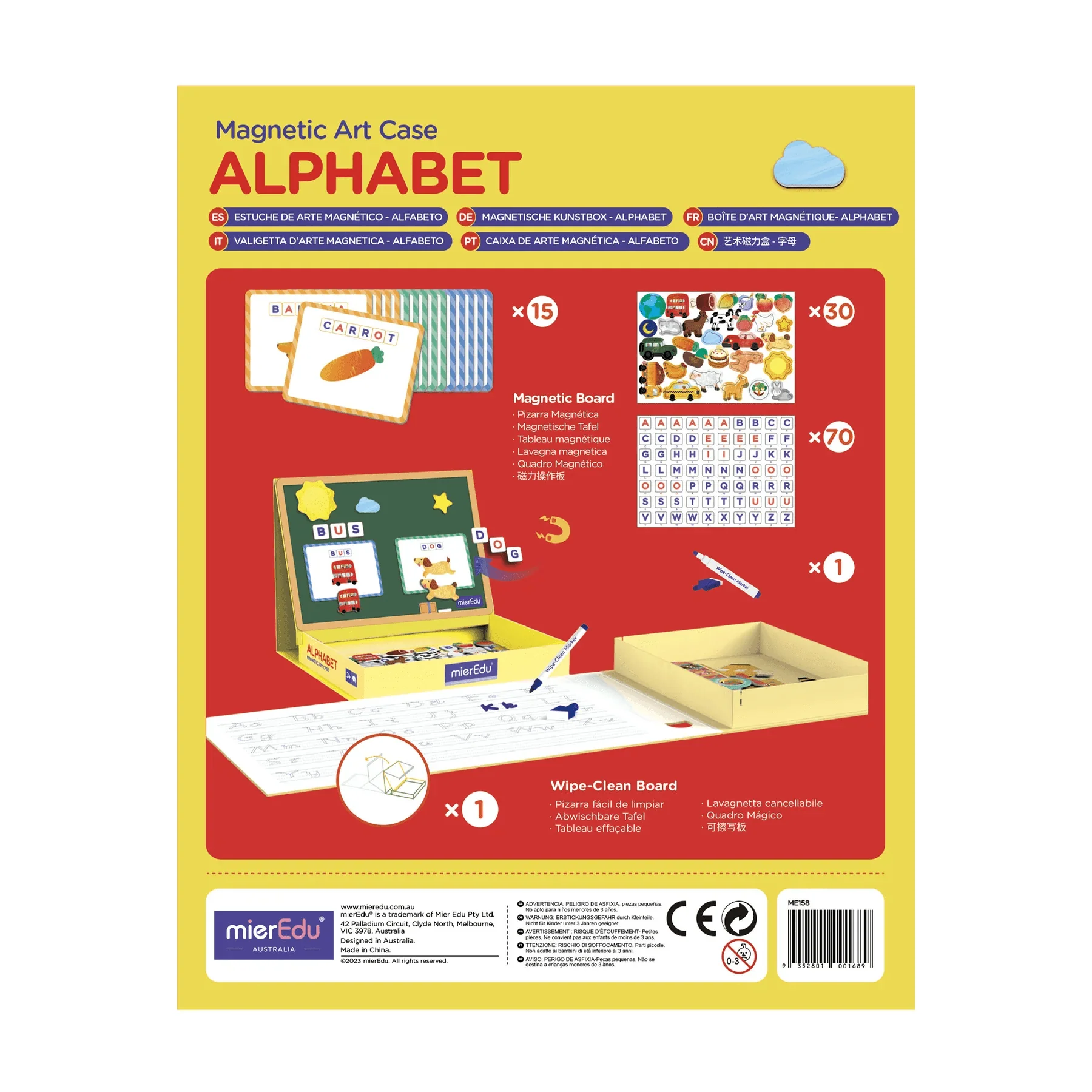 Mieredu Magnetic Art Case Alphabet - Image 5