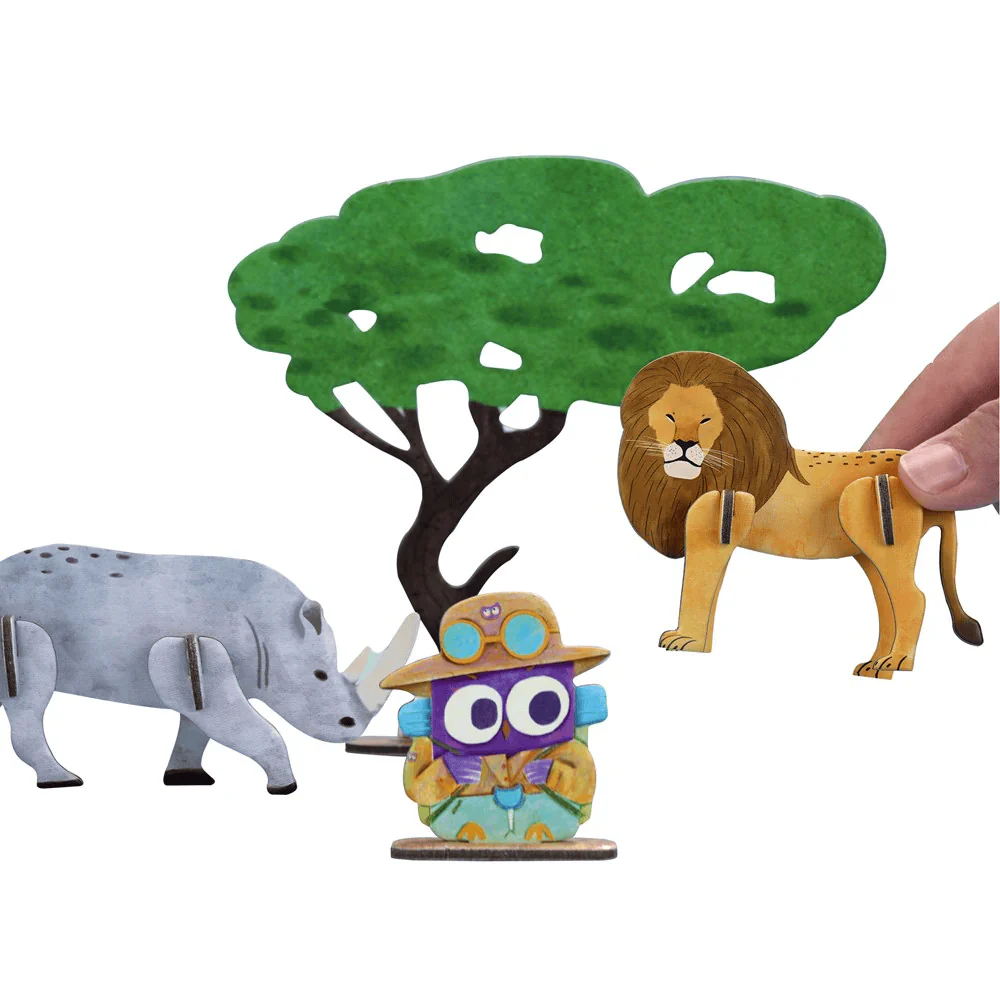 Mieredu Magnetic Puzzle - All About -  Animals - Image 3