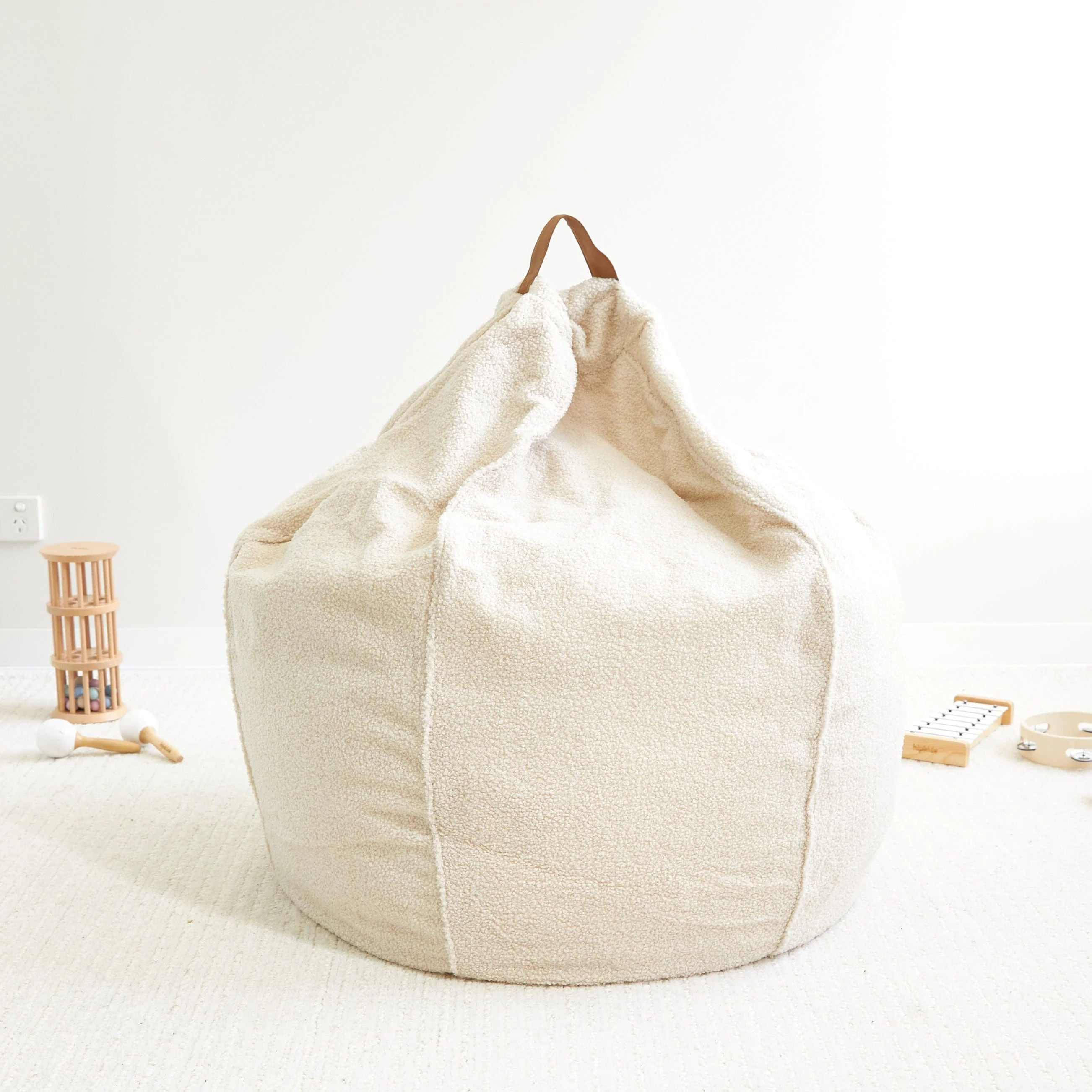MILA Teddy Boucle Beanbag - Image 4