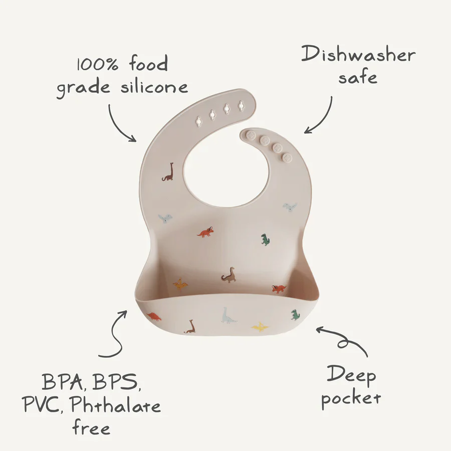Mushie Silicone Bib - Image 5
