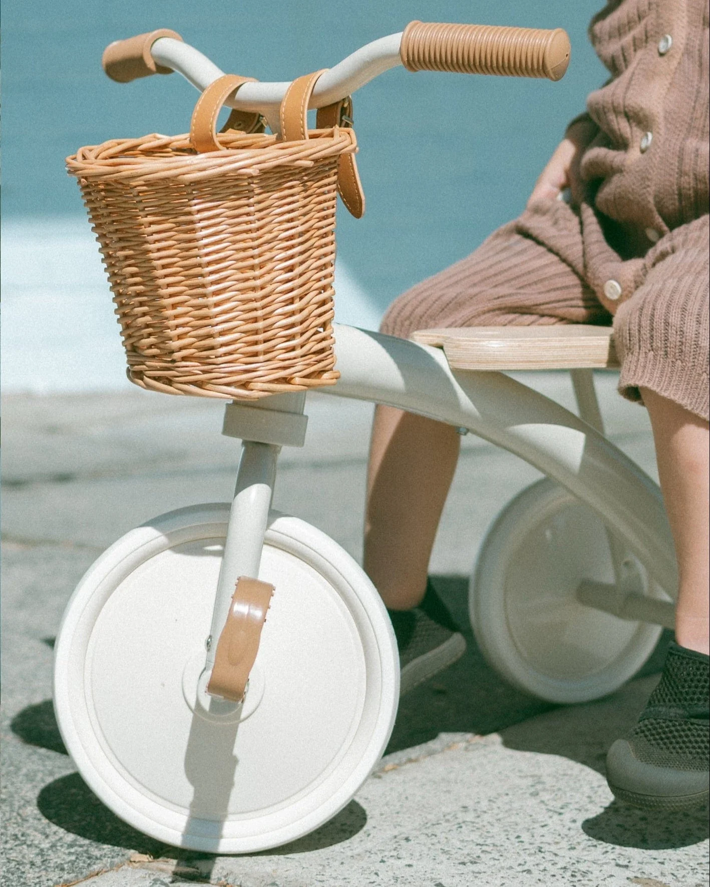 My First Pedal Trike with Parent Push Handle and Wicker Basket - Preorder - Image 21