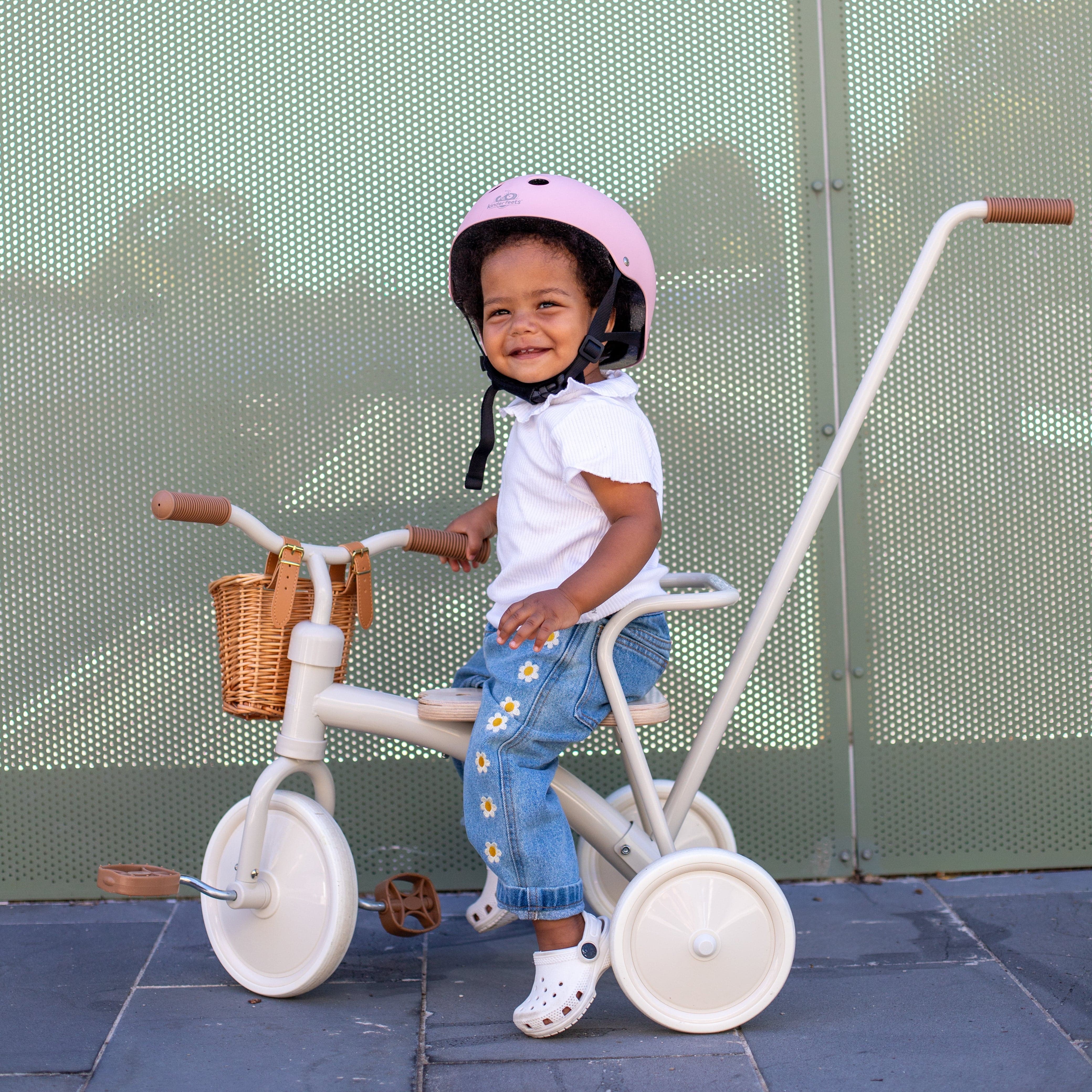 My First Pedal Trike with Parent Push Handle and Wicker Basket - Preorder - Image 24