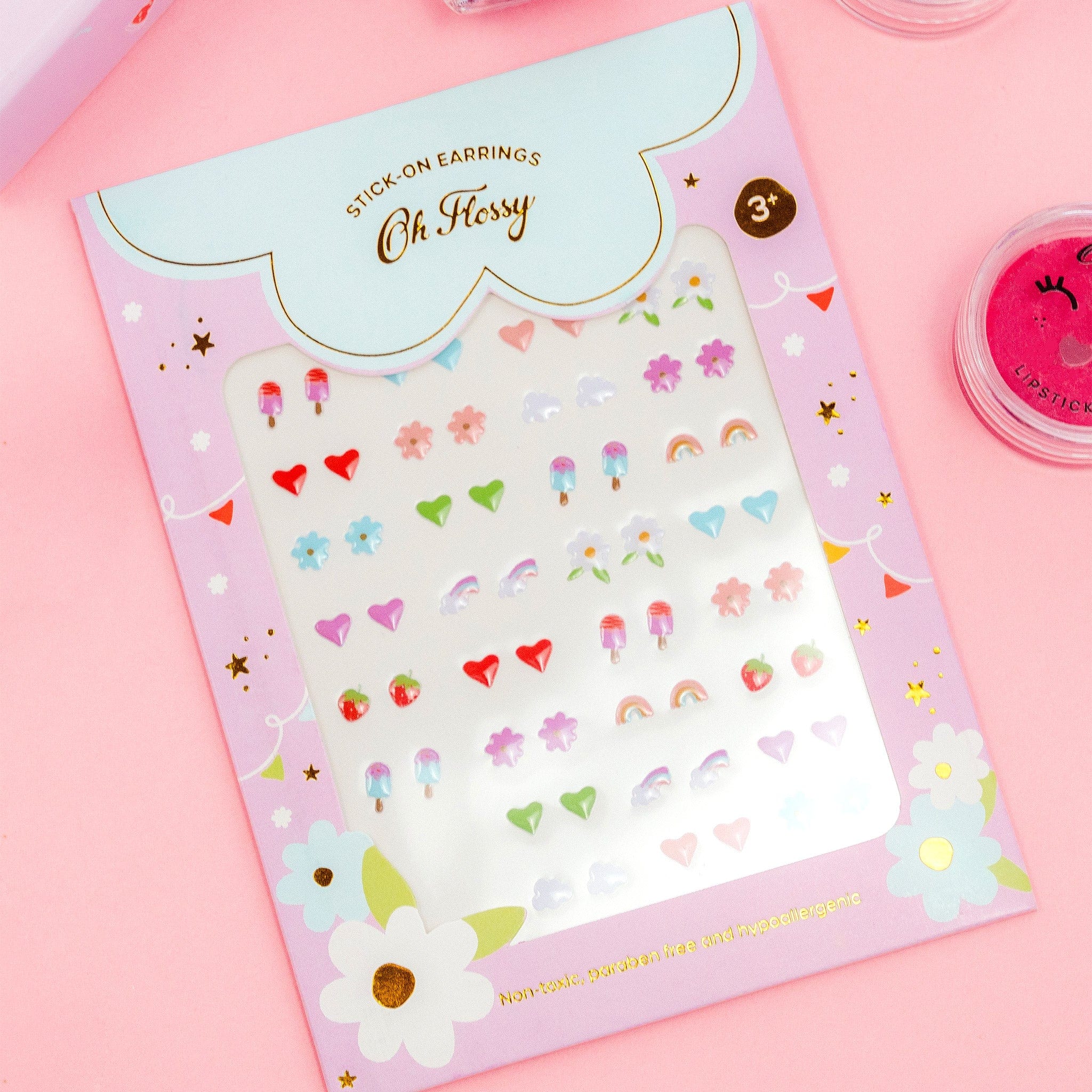 Oh Flossy Kids Stick-On Earrings - Image 2