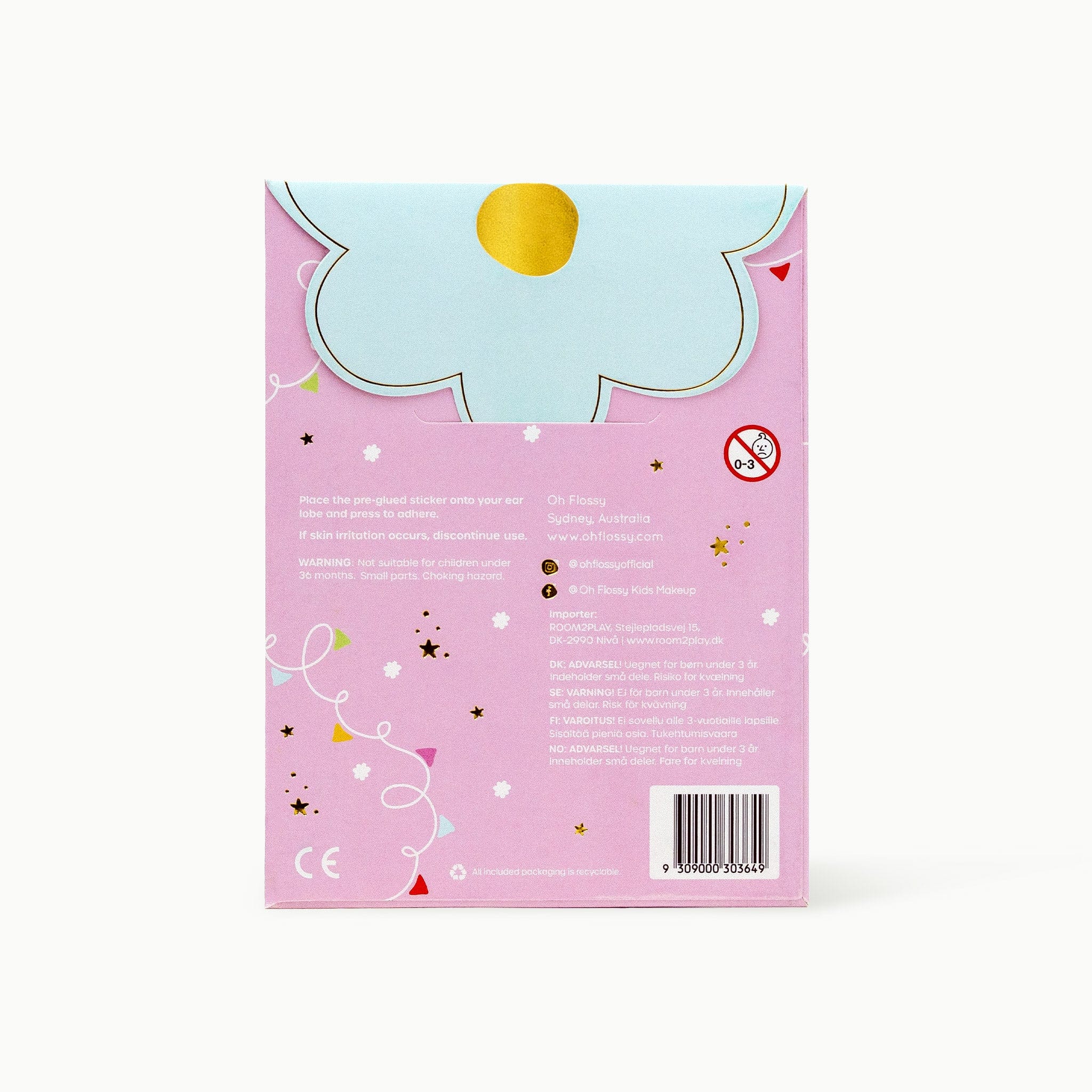 Oh Flossy Kids Stick-On Earrings - Image 5