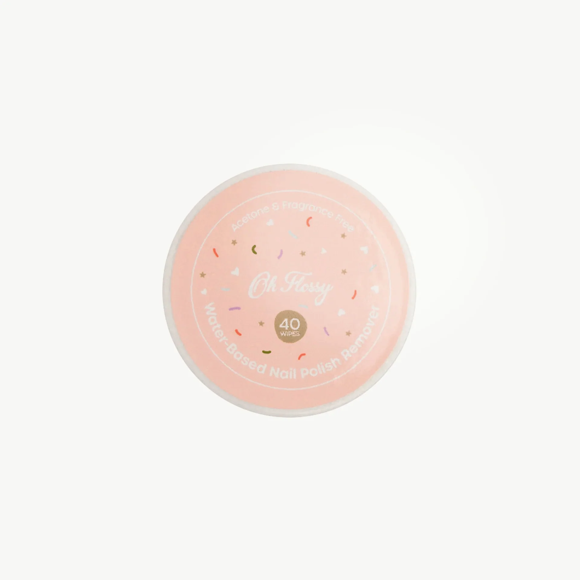 Oh Flossy Water Based Nail Polish Remover Wipes - Image 2