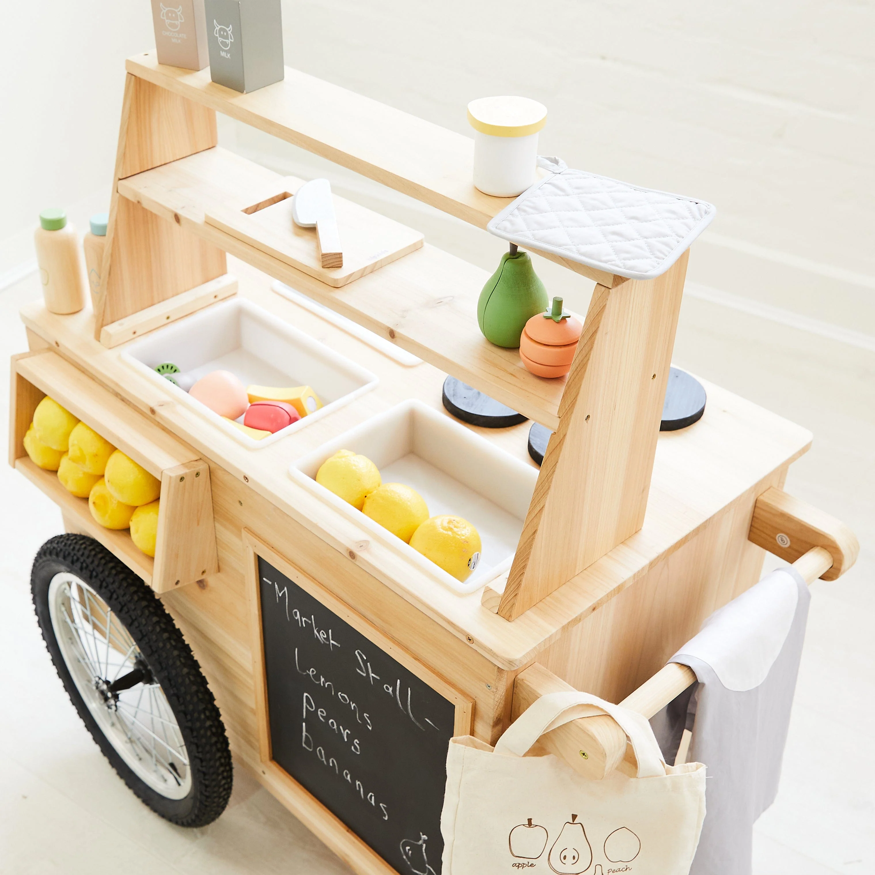Outdoor Mud Kitchen Cart with Umbrella - Preorder - Image 5