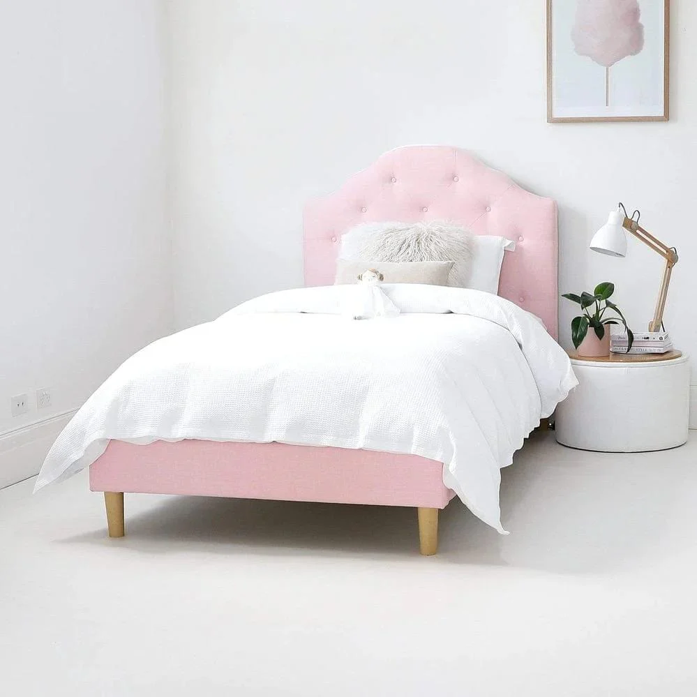 Pale Pink - Linen Fabric Swatch - Image 3