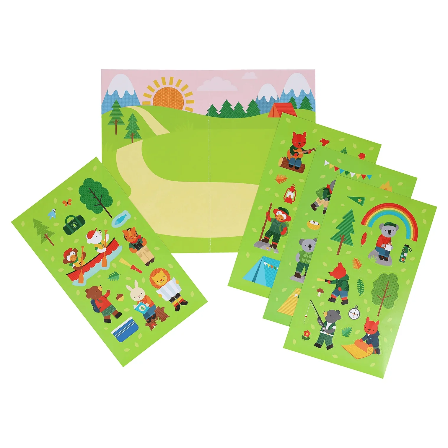 Petit Collage Mini Sticker Set: Little Campers - Image 2