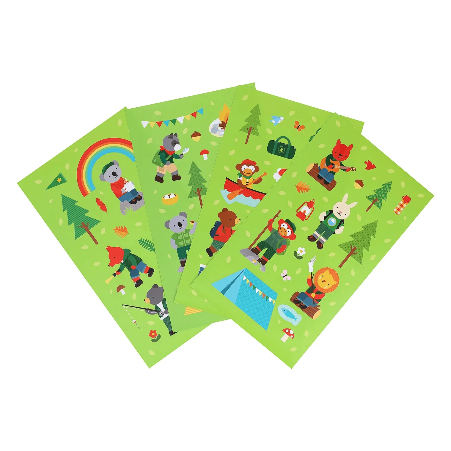 Petit Collage Mini Sticker Set: Little Campers - Image 3