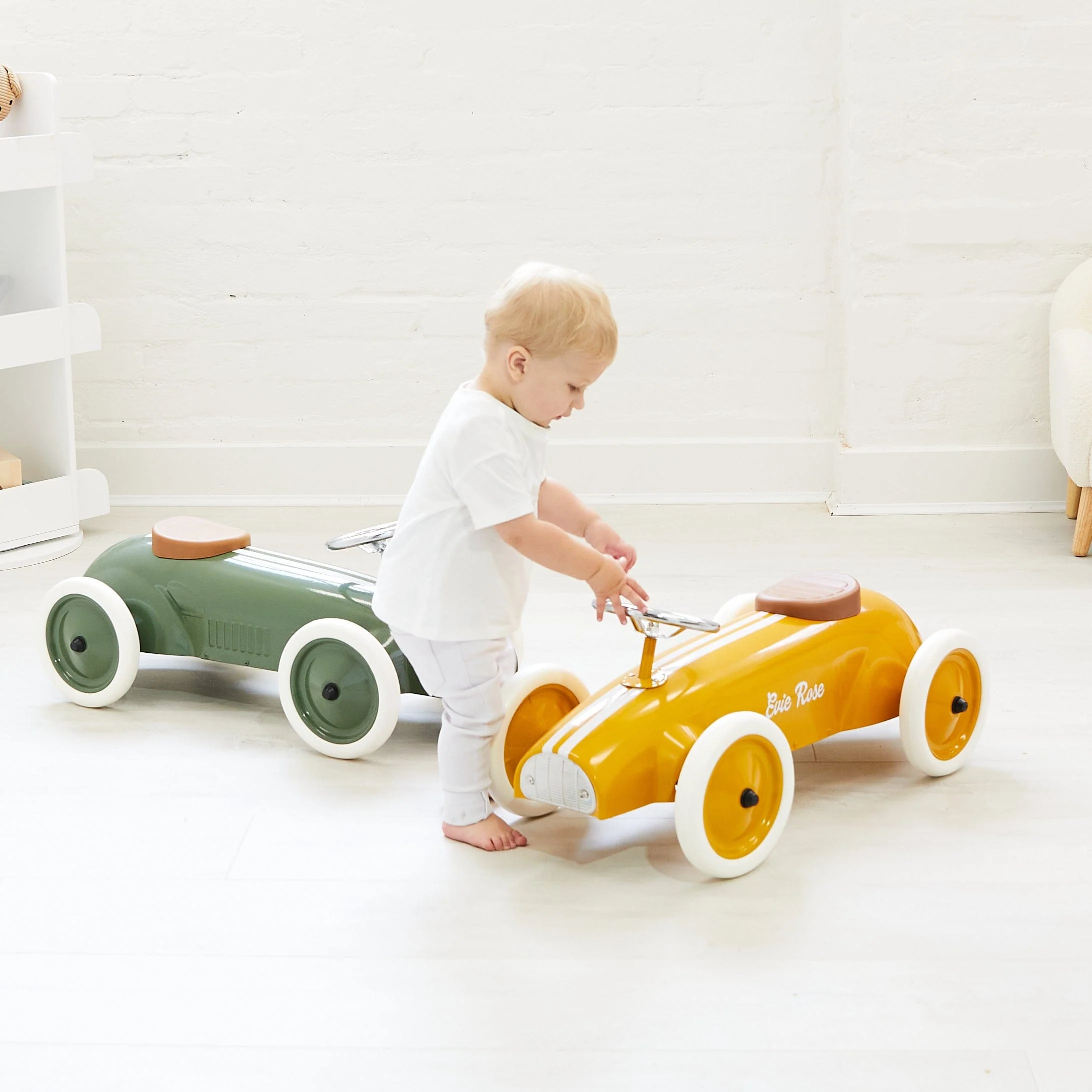 Ride On Steel Racer Push Car - Image 13