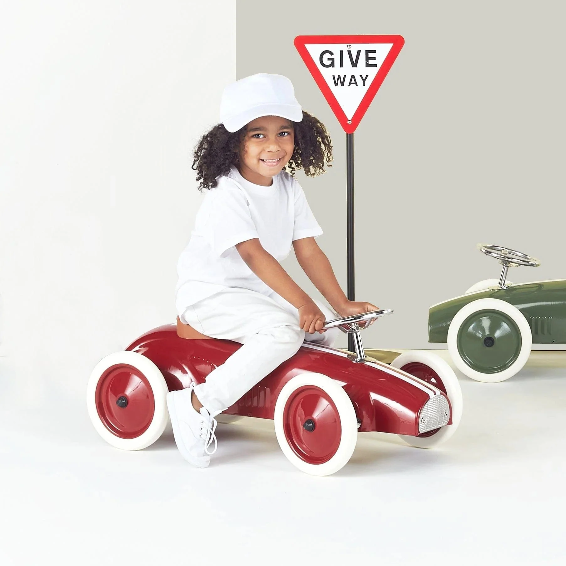 Ride On Steel Racer Push Car - Image 7
